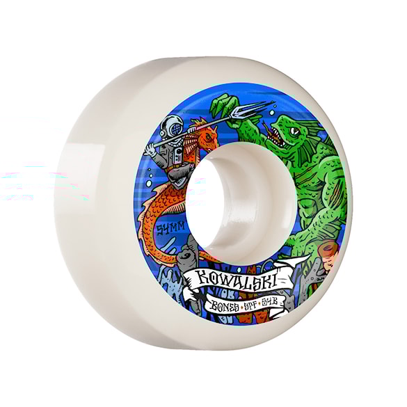 Skateboard kółka Bones Spf Kowalski Kraken P5 Sidecut white 2022 - 1