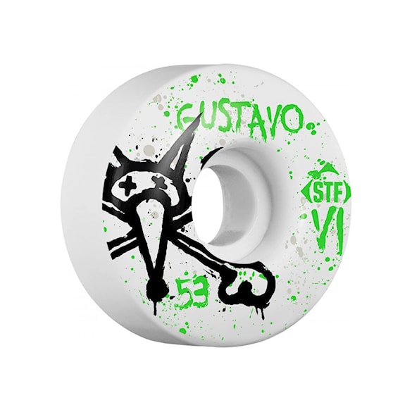 Skateboard kolieska Bones Stf V1 Gustavo Vato 53Mm/103A white 2016 - 1