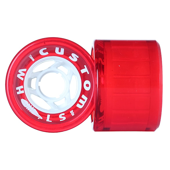 Longboard kolečka Custom 72 red - 1