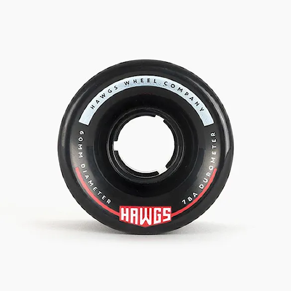 Longboard kółka Hawgs Chubby black - 2