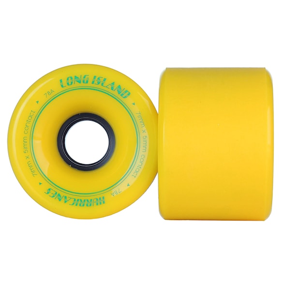 Longboard kolečka Long Island Wheel Pack yellow 78a 71x51mm 2013 - 1