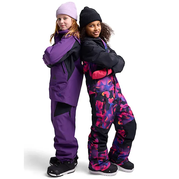 Kombinezon snowboardowy Burton Kids One Piece true black/lava lamp 2026 - 2
