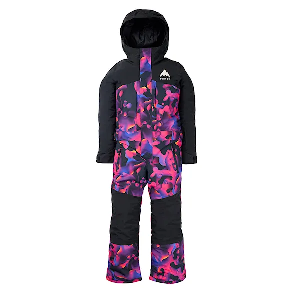 Kombinezon snowboardowy Burton Kids One Piece true black/lava lamp 2026 - 1