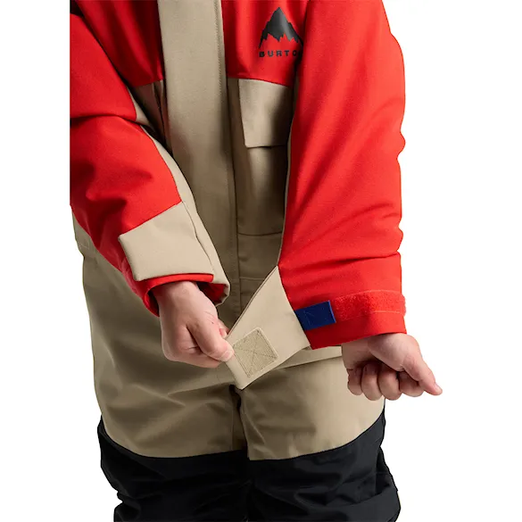 Kombinéza na snowboard Burton Toddler One Piece flame scarlet/summit taupe 2026 - 9