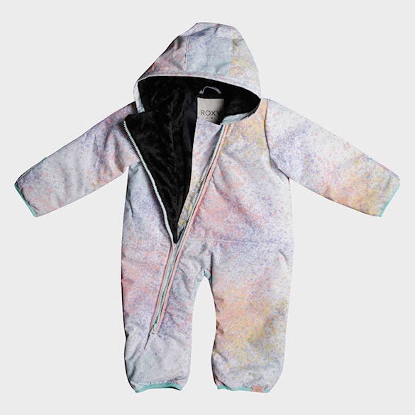 Kombinéza na snowboard Roxy Rose Jumpsuit bright white splash 2023 - 2