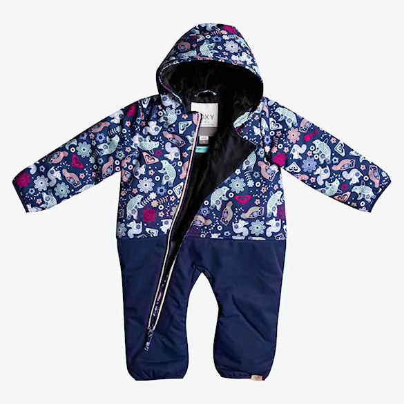 Kombinéza na snowboard Roxy Rose Jumpsuit medieval blue neo 2023 - 2