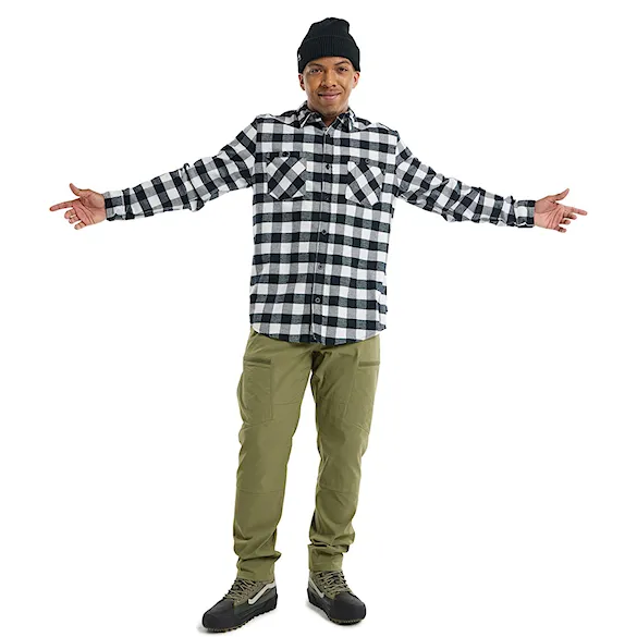 Košile Burton Favorite Flannel LS stout white/buffalo plaid 2024 - 3