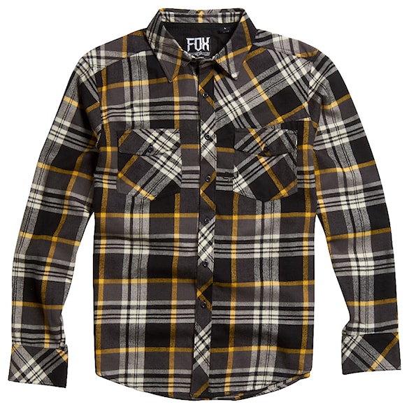 Košile Fox Decker Ls Flann. black 2012 - 1
