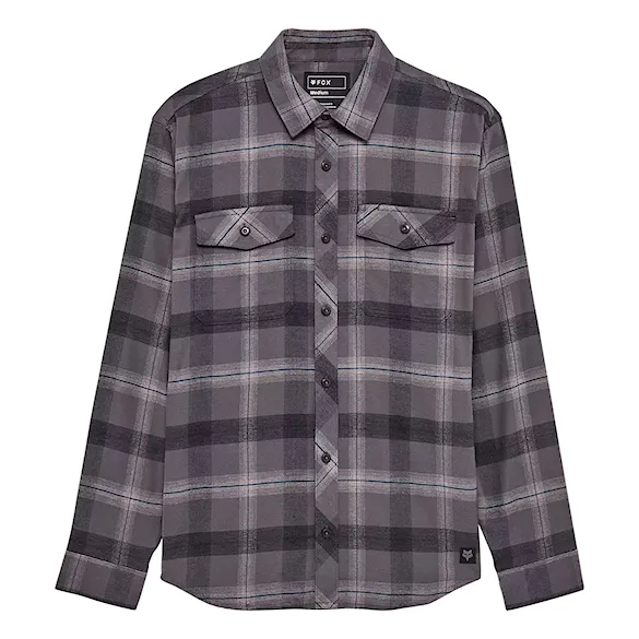 Shirt Fox Survivalist Core Flannel LS dark shadow 2026 - 1