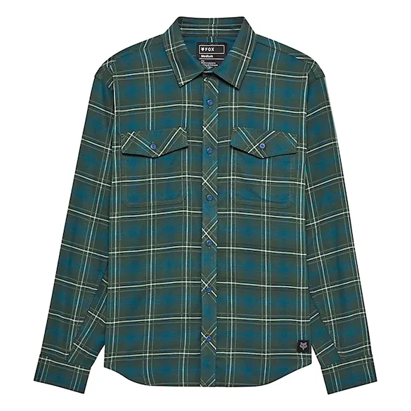 Košile Fox Survivalist Stretch Flannel LS dark sage 2025 - 3