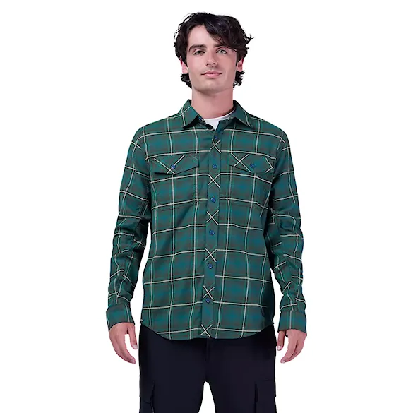 Košile Fox Survivalist Stretch Flannel LS dark sage 2025 - 1