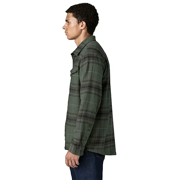 Koszula Patagonia M's Fjord Flannel Shirt dissolve: treeline green 2026 - 3