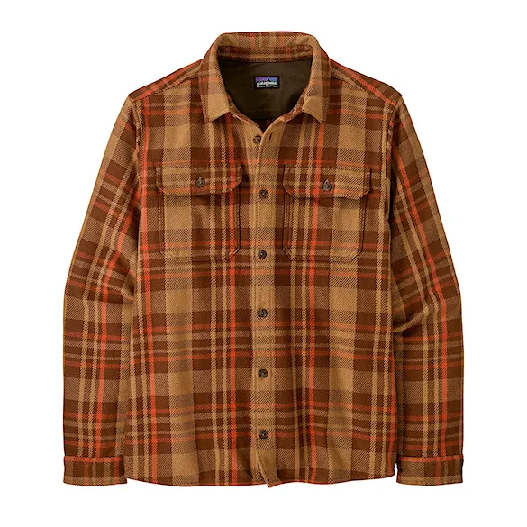 Košeľa Patagonia M's Fjord Loft Shirt forested: nest brown 2024 - 4