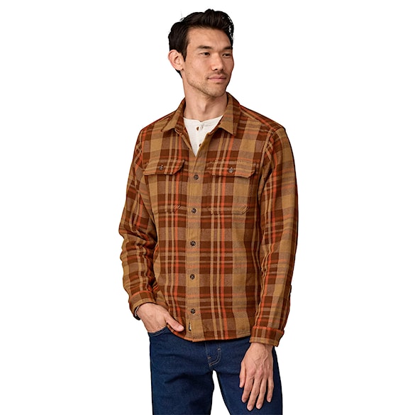Košile Patagonia M's Fjord Loft Shirt forested: nest brown 2024 - 1