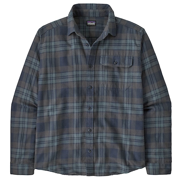 Košile Patagonia M's L/S Lw Fjord Flannel Shirt paw: smolder blue 2025 - 3