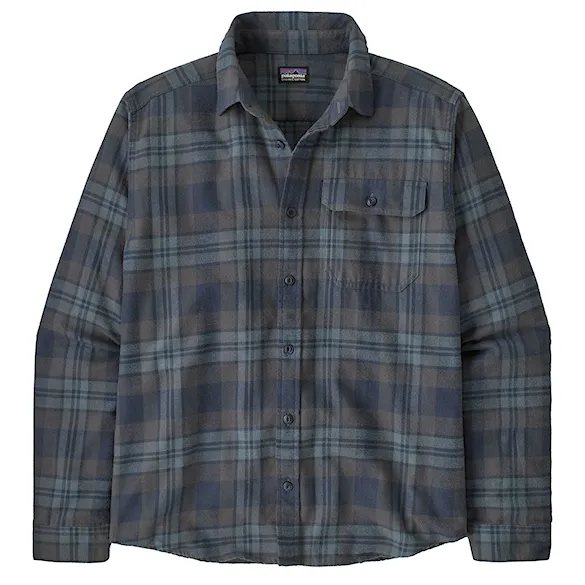 Košile Patagonia M's L/S Lw Fjord Flannel Shirt paw: smolder blue 2025 - 3
