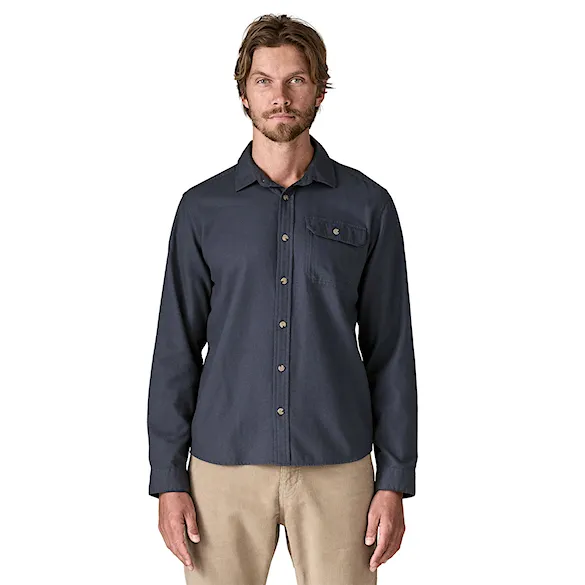Košeľa Patagonia M's L/S Lw Fjord Flannel Shirt smolder blue 2025 - 1