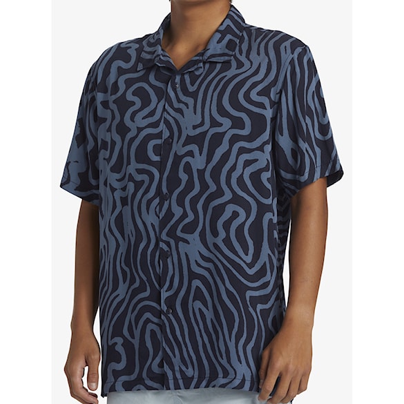Košeľa Quiksilver Pool Party Casual SS dark navy aop best mix ss 2024 - 5