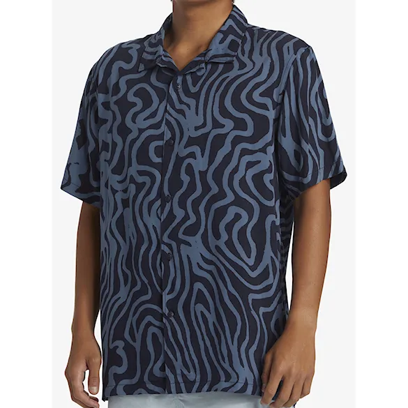 Košeľa Quiksilver Pool Party Casual SS dark navy aop best mix ss 2024 - 5