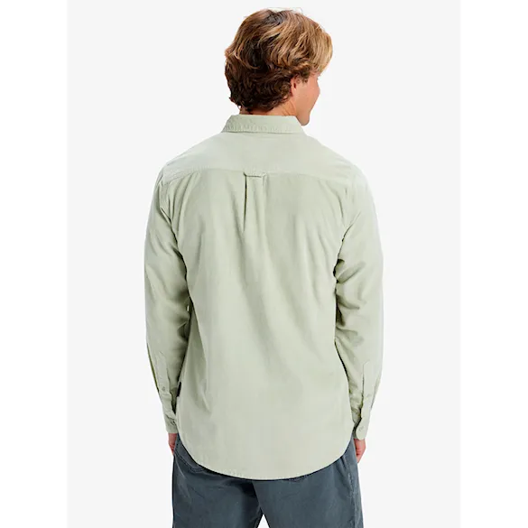 Košeľa Quiksilver Smoketrailcord desertsage smoke trail cord ls 2024 - 3