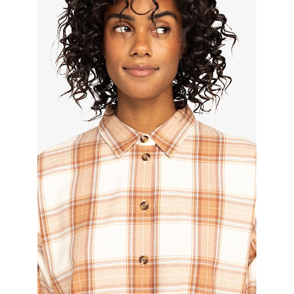 Shirt Roxy Aqua Waves parchement paradise plaid 2024 - 7
