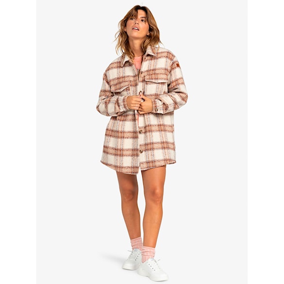 Košile Roxy Check The Swell IIII parchement paradise plaid 2024 - 4