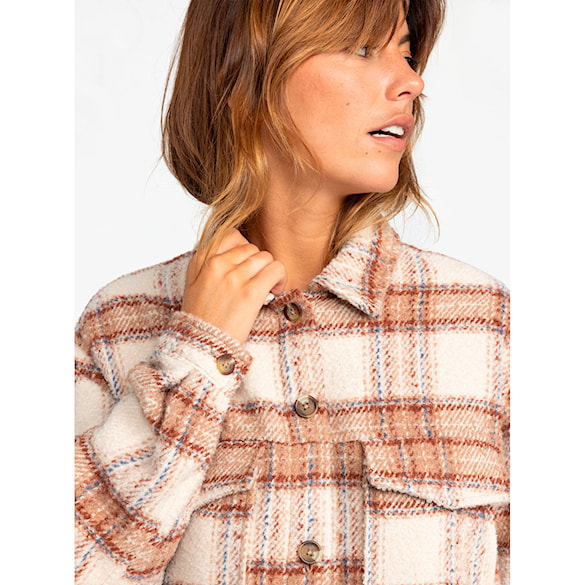 Košile Roxy Check The Swell IIII parchement paradise plaid 2024 - 5