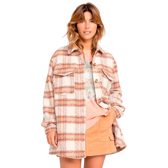 Košile Roxy Check The Swell IIII parchement paradise plaid 2024 - 1