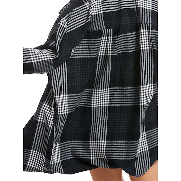Shirt Roxy Let It Go Flannel anthracite hallo plaid 2023 - 10