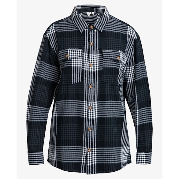 Shirt Roxy Let It Go Flannel anthracite hallo plaid 2023 - 15