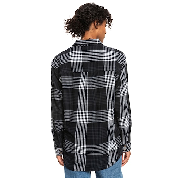 Shirt Roxy Let It Go Flannel anthracite hallo plaid 2023 - 2
