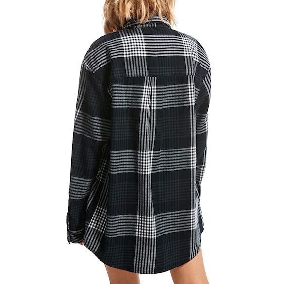 Shirt Roxy Let It Go Flannel anthracite hallo plaid 2023 - 7