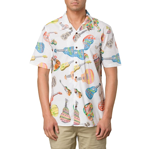 Košile Vans Casual Friday Aloha white ukuleles 2013 - 1