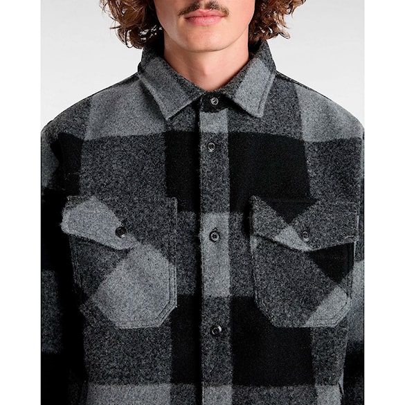 Koszula Vans Denby Fuzzy Shacket black/drizzle 2024 - 4