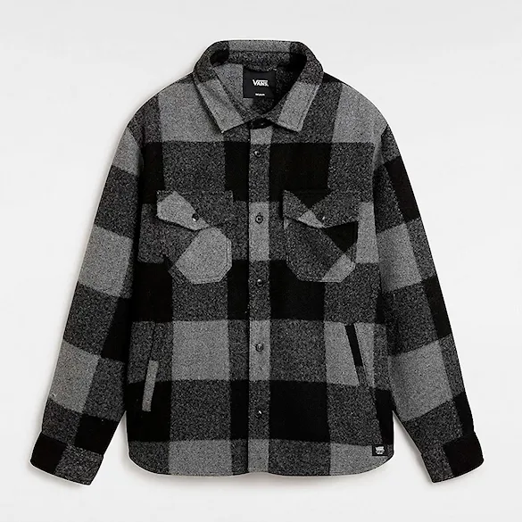 Košeľa Vans Denby Fuzzy Shacket black/drizzle 2024 - 6