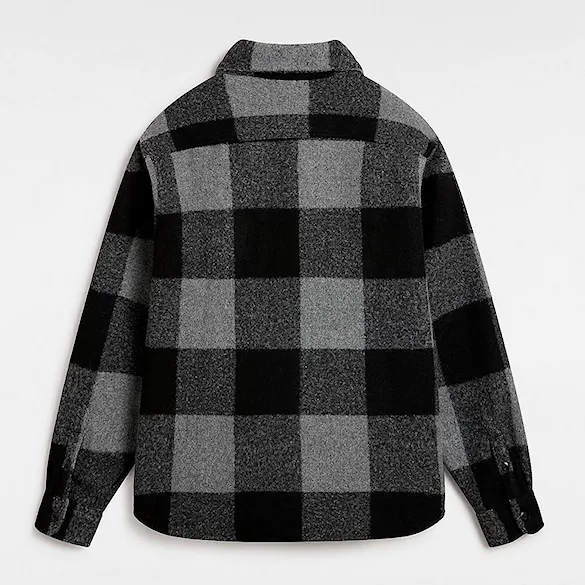 Košeľa Vans Denby Fuzzy Shacket black/drizzle 2024 - 7