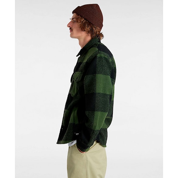 Košile Vans Denby Fuzzy Shacket black/loden green 2024 - 3