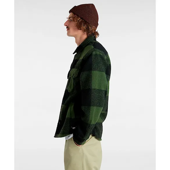 Košile Vans Denby Fuzzy Shacket black/loden green 2024 - 3
