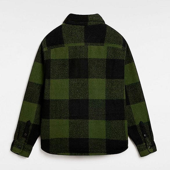 Košile Vans Denby Fuzzy Shacket black/loden green 2024 - 7