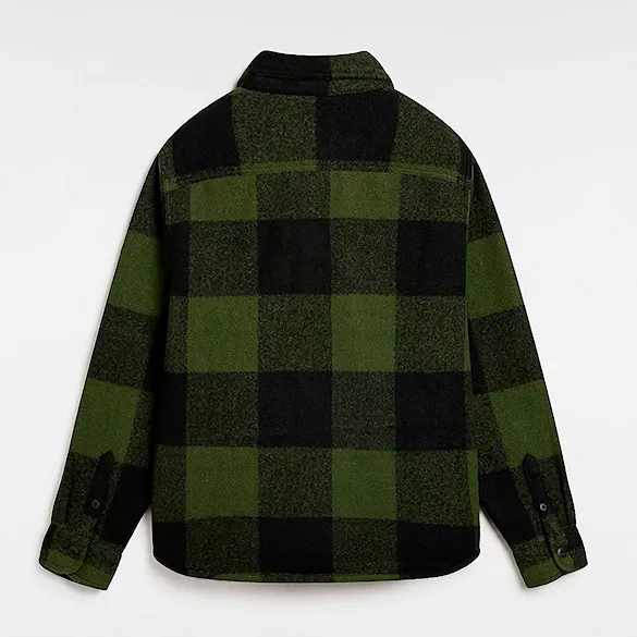 Košile Vans Denby Fuzzy Shacket black/loden green 2024 - 7
