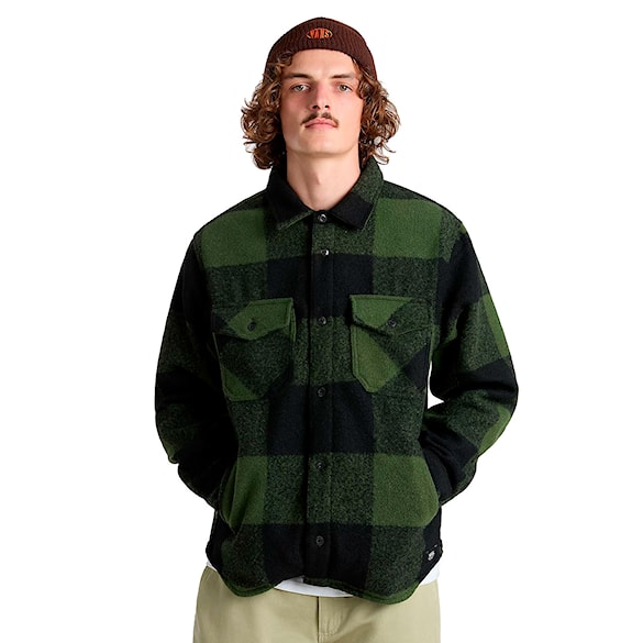 Košile Vans Denby Fuzzy Shacket black/loden green 2024 - 1