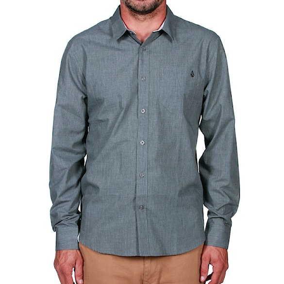 Košile Volcom Ex Factor H. Ls shadow grey - 1
