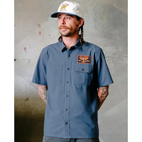 Shirt Volcom Slab City SS midnight blue 2026 - 10