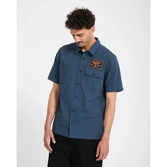 Shirt Volcom Slab City SS midnight blue 2026 - 4