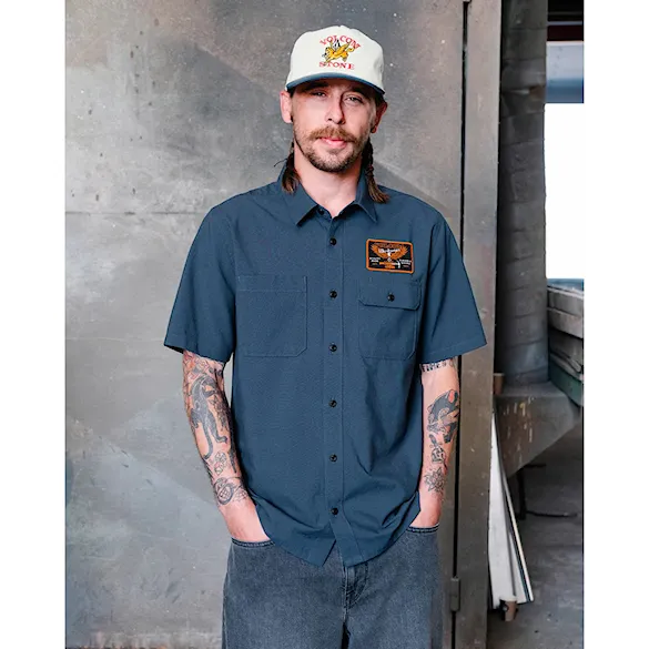 Shirt Volcom Slab City SS midnight blue 2026 - 6
