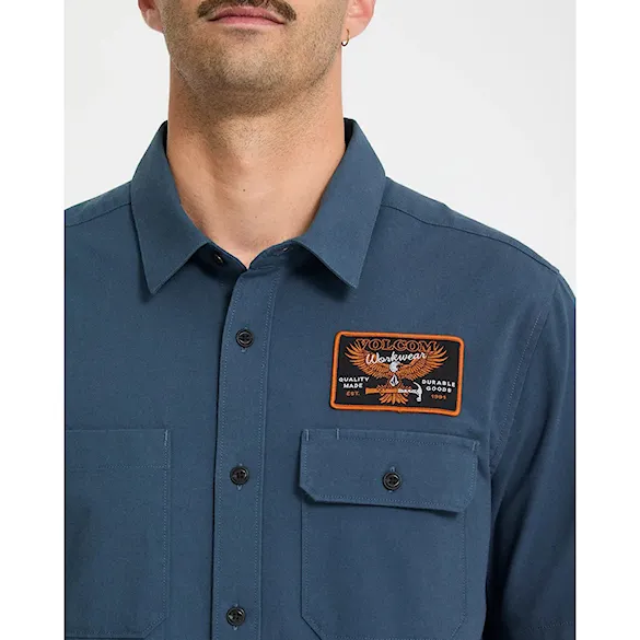 Shirt Volcom Slab City SS midnight blue 2026 - 7