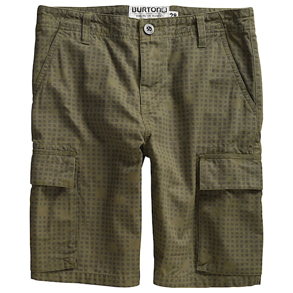 Zimní kraťasy Burton Boys Retreat trench green 2012 - 1
