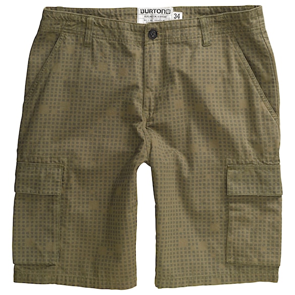 Zimní kraťasy Burton Retreat trench green - 1