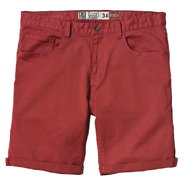 Zimní kraťasy Globe Goodstock Denim brick red 2013 - 1