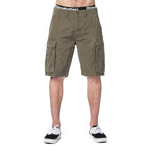 Kraťasy Horsefeathers Baxter Shorts olive 2025 - 2